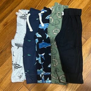 5 pair boys sweatpants